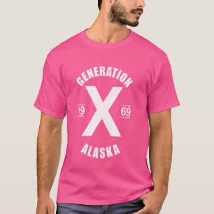 Camiseta Generación X 1969 Feral Gen Xer Nacido en 1969 Ala