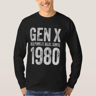 Camiseta Generación X 1980 Hombres Mujeres Vintage desde 19