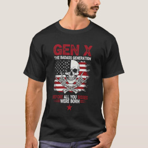 Camiseta Generación X Antes de que Todas Nacieran Calavera 