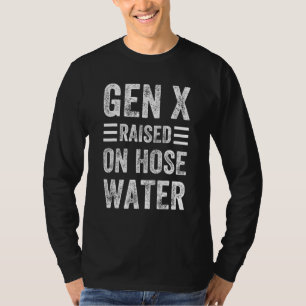 Camiseta Generación X criada con humor de agua de manguera