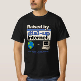 Camiseta Generación X de Internet de marcación retro
