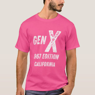 Camiseta Generación X Edición 1967 Cumpleaños de California