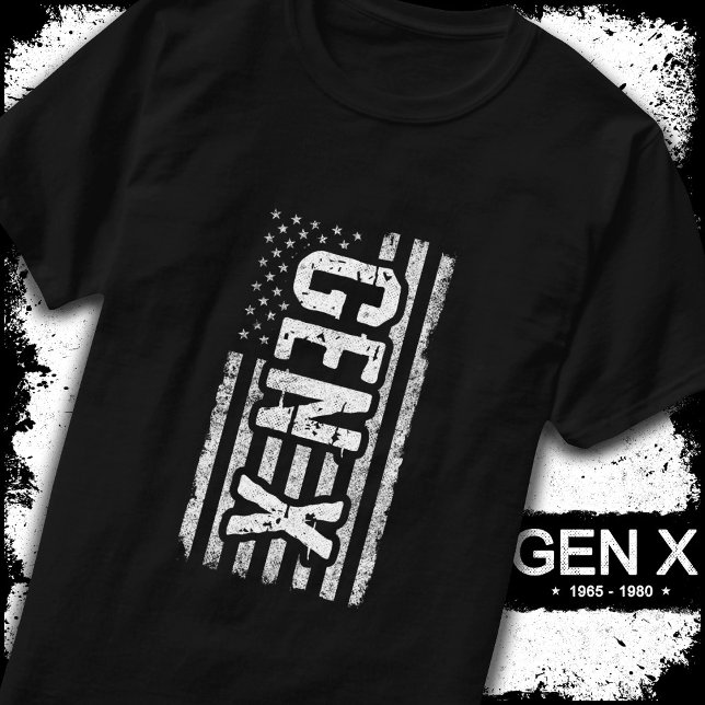 Camiseta Generación X Gen Xer Bandera Americana Orgullosa G (Subido por el creador)