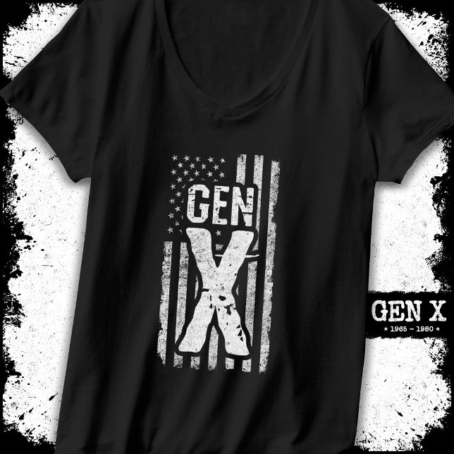 Camiseta Generación X Gen Xer Bandera Americana Orgullosa G (Subido por el creador)
