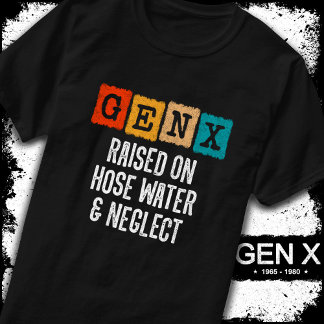 Camiseta Generación X Generación X Elevada En Agua De Mano 