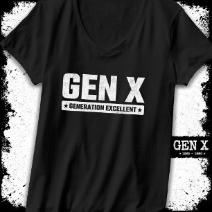 Camiseta Generación X Generación Xer Excelente Generación X