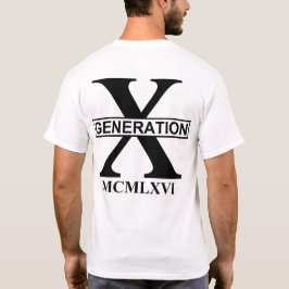 CAMISETA GENERACIÓN X - MCMLXVI (1966)