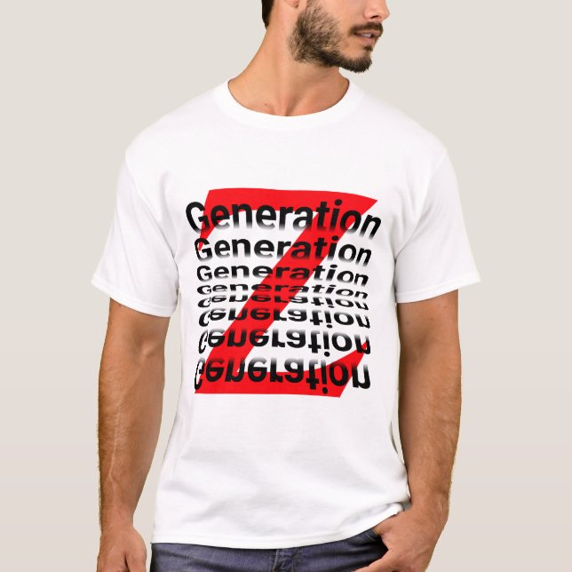 Camiseta Generación Z - La Generación GOAT (Anverso)