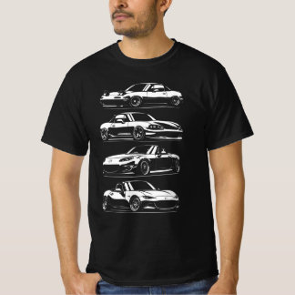 Camiseta Generaciones de Miata