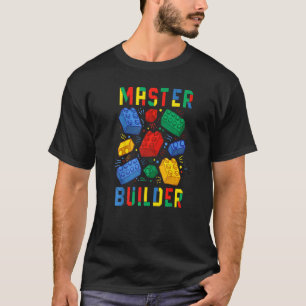 Camiseta Generador de bloques de ladrillo Generador maestro