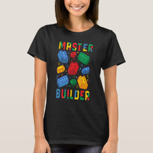 Camiseta Generador de bloques de ladrillo Generador maestro