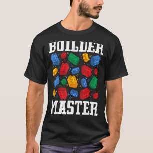 Camiseta Generador de bloques de ladrillo Generador maestro