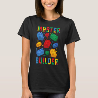 Camiseta Generador de bloques de ladrillo Generador maestro