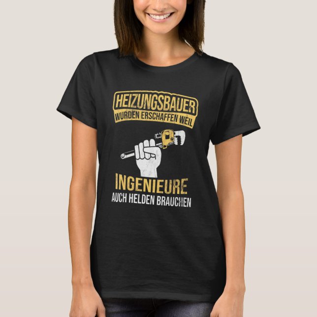 Camiseta Generador De Calefacción Héroes De Ingenieros De C (Anverso)