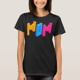 Camiseta Generador de ladrillos para mamá Bloquea el Genera