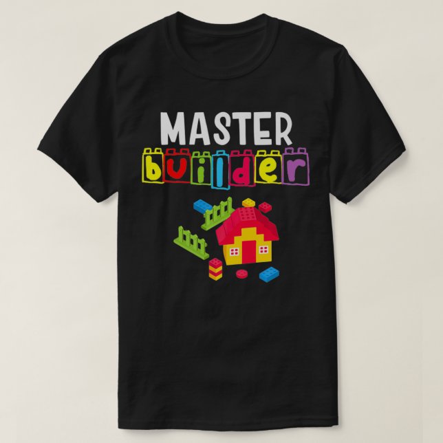 Camiseta Generador maestro bloquea los ensambladores de lad (Diseño del anverso)