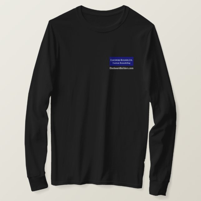 Camiseta Generadores de trabajos de relojería (Anverso del diseño)
