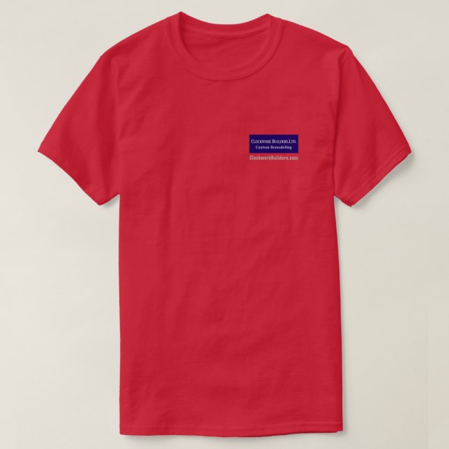 Camiseta Generadores de trabajos de relojería (Diseño del anverso)
