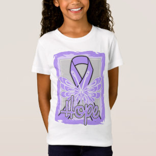 Camiseta General Cancer Hope Butterfly Portrait