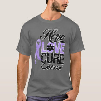 Camiseta General Cancer Hope Love Cure