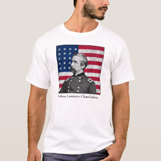 Camiseta General Chamberlain y la bandera americana