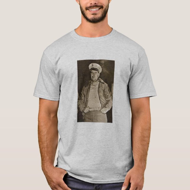Camiseta General Curtis Lemay y cita - gris (Anverso)