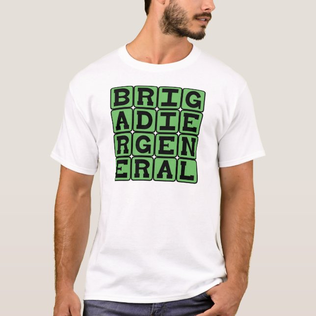 Camiseta General de Brigada, Líder Militar (Anverso)