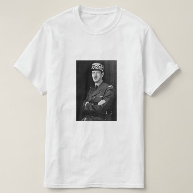 Camiseta General de Gaulle (Diseño del anverso)