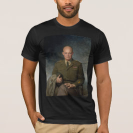 Camiseta General Dwight Eisenhower Retrato pintado de 5 est