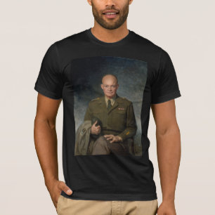 Camiseta General Dwight Eisenhower Retrato pintado de 5 est