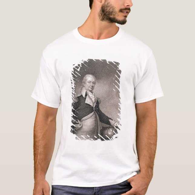 Camiseta General importante Henry Knox (1750-1806) grabado (Anverso)