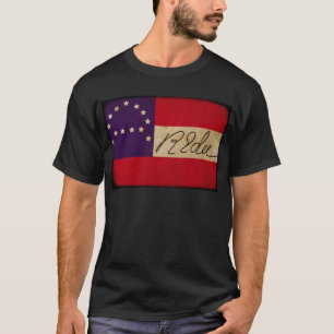 Camiseta General Lee Headquarters Flag con la firma