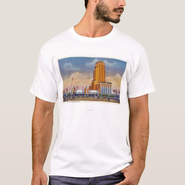 Camiseta General Motors exhibe, la feria 1934 de mundo (Anverso)