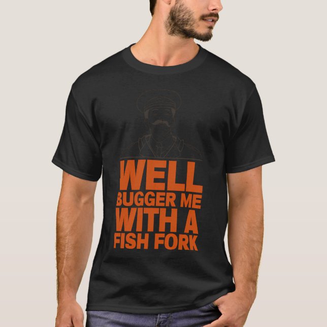 Camiseta General Sir Anthony Cecil Hogmanay Melchett - Pozo (Anverso)