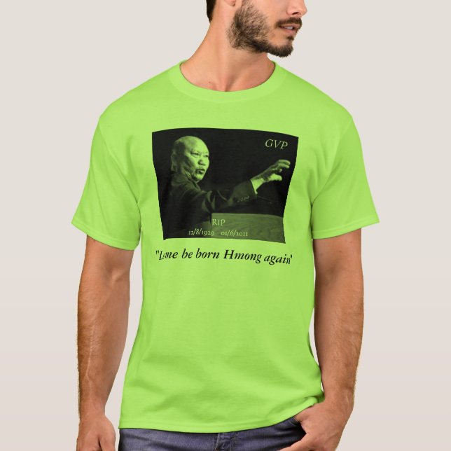 Camiseta General Vang Pao (Anverso)