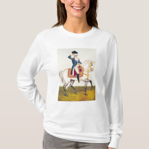 Camiseta General Washington en un cargador blanco, c.1835