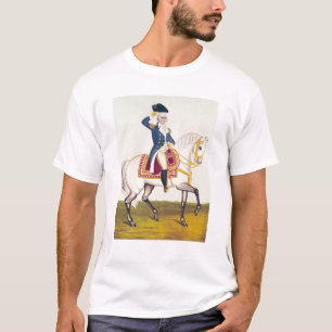 Camiseta General Washington en un cargador blanco, c.1835