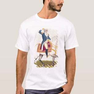 Camiseta General Washington en un cargador blanco, c.1835