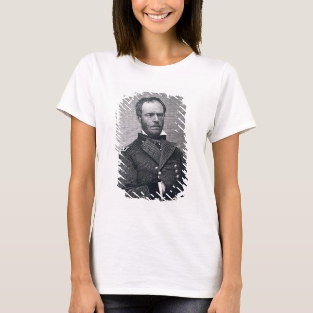 Camiseta General William Tecumseh Sherman, engraved after a (Anverso)