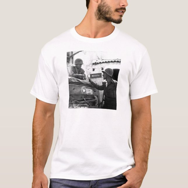 Camiseta Generalmente George S. Patton y coronel Lyle (Anverso)