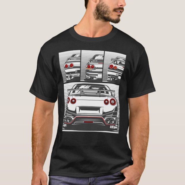 Camiseta Generation Of Nissan Gtr Series 168 Classic T-Shir (Anverso)