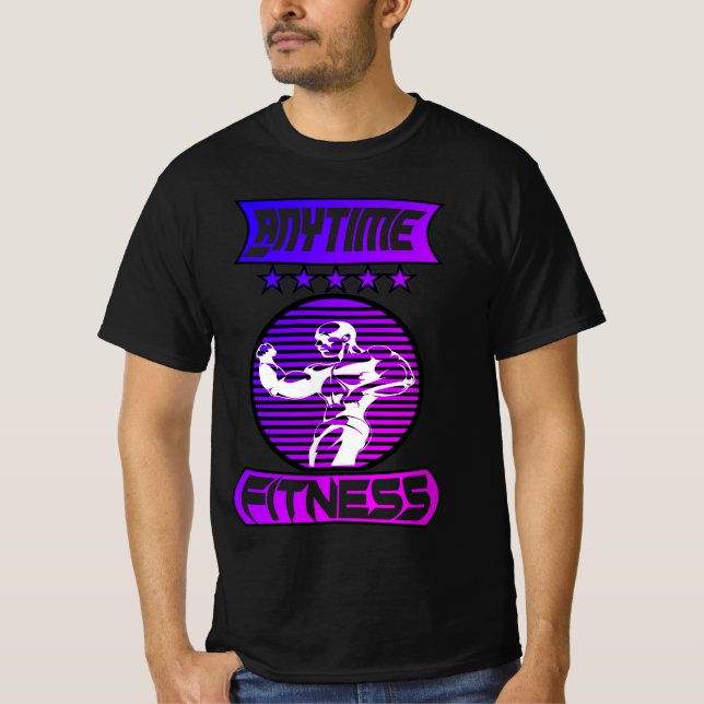 Camiseta Générique Anytime Fitness T-Shirt (Anverso)