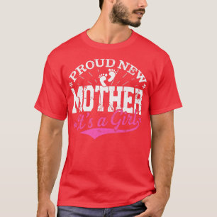 Camiseta Género angustiado revela orgullosa nueva madre es