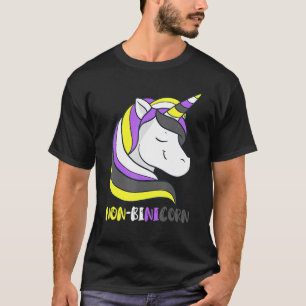 Camiseta Género De Bandera No Binario Unicornio Smile Lgbt 
