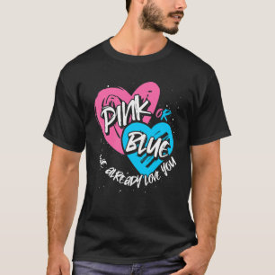 Camiseta Género de futuros padres de Invitación para bebés 