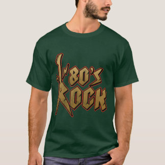 Camiseta Género de música rock de los 80 Vibra de los ochen