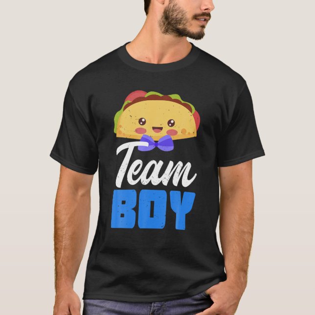Camiseta Género de Team Boy revela Fiesta de bebé de Baby S (Anverso)