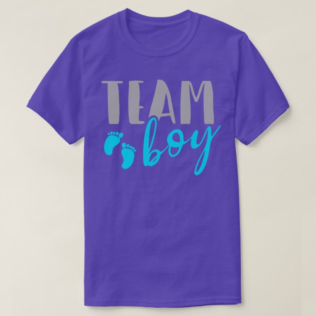 Camiseta Género de Team Boy revelan Baby Shower Merch (Diseño del anverso)