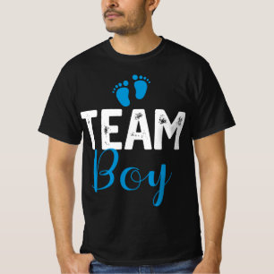 Camiseta Género de Team Boy revelar Baby Shower