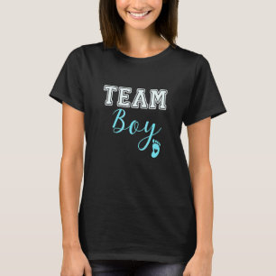 Camiseta Género de Team Boy revelar Baby Shower